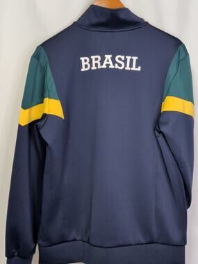 Brasil National Team Soccer Full Zip Track Jacket - Men's Size M